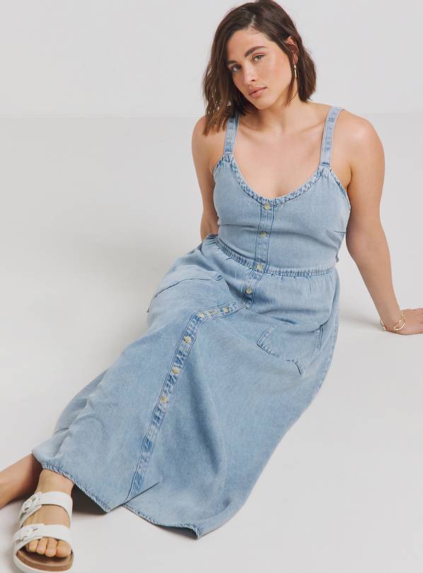 SIMPLY BE Tencel Bow Back Maxi Dress 10